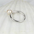 Adjustable Natural Freshwater Pearl Fashion Ring